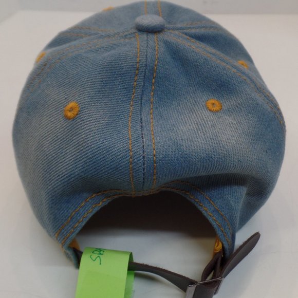 Studio Select Adjustable Sizeing Sparkling Denim Baseball Cap W American Flag - Picture 5 of 9